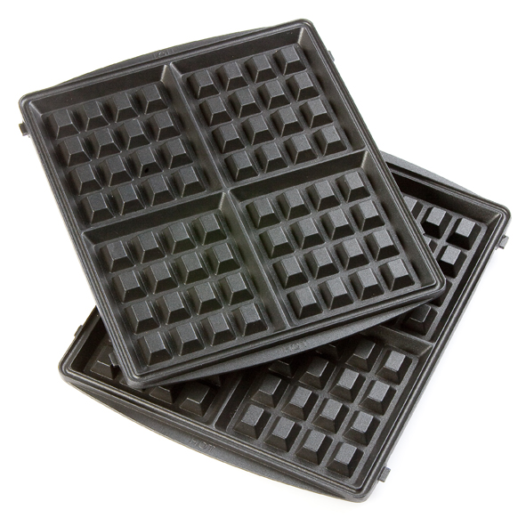 Levně Náhradní pečící desky - 4 x vafle - DOMO DO9046C-WP
