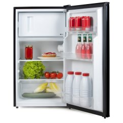 Lednice s mrazákem uvnitř - černá - D -  PRIMO PR177FR