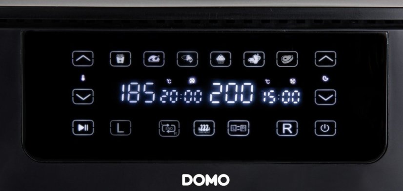 Dvojitá horkovzdušná fritéza 3+6 l - digitální - DOMO DO546FR