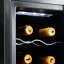 Domáca vinotéka na 8 fliaš - čierna - PRIMO PR169WK