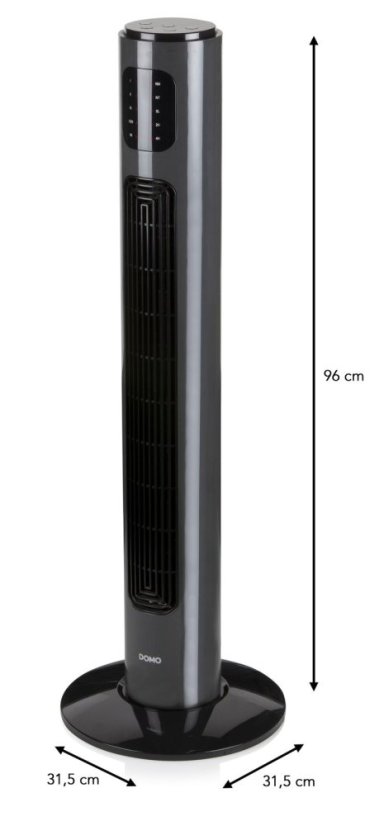 Ventilátor stĺpový - s diaľkovým ovládaním - DOMO DO8124