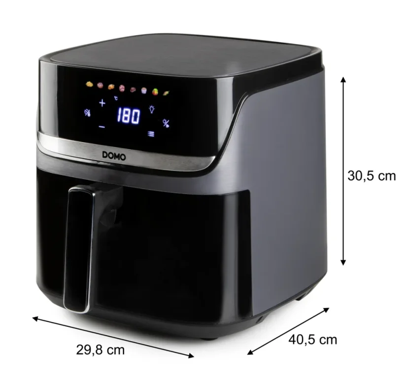 Horkovzdušná fritéza DuoGrill 8 l - digitální - DOMO DO551FR