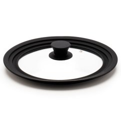 DOMO pokrievka univerzálna sklenená 22-26 cm