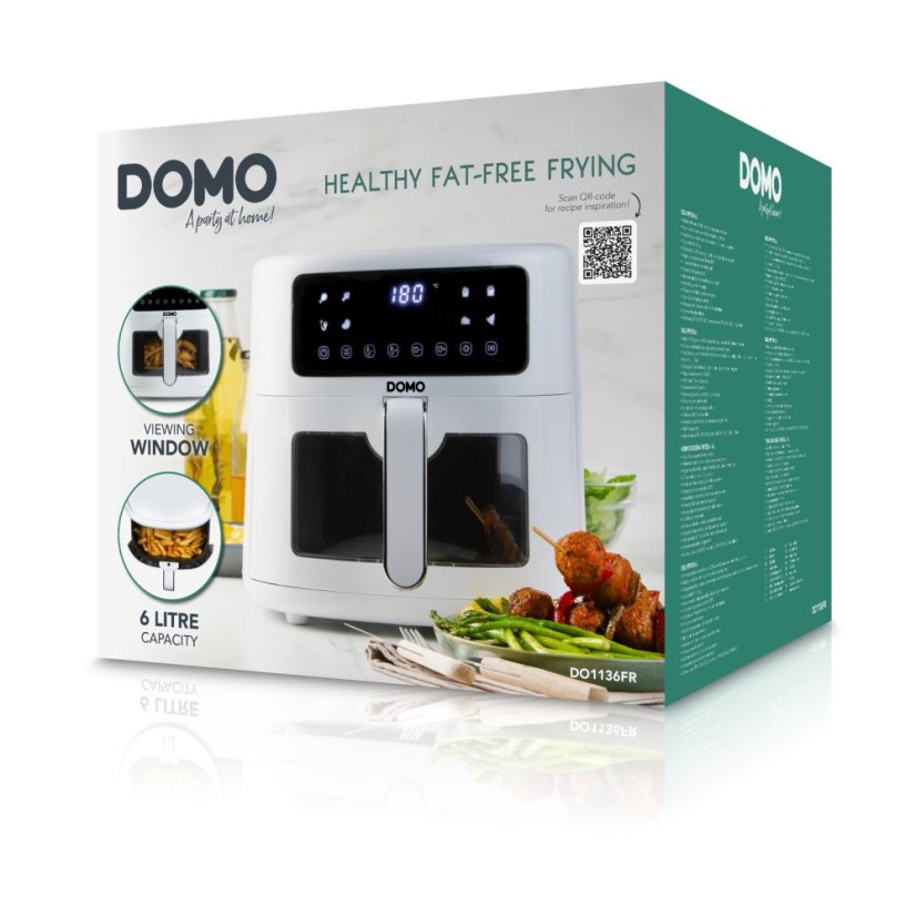 Teplovzdušná fritéza 6 l - digitálna - DOMO DO1136FR