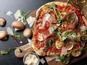 Pizza funghi Pizza funghi
