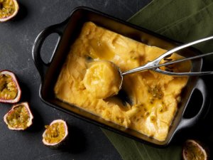 Ovocný sorbet „Passion fruit“ Ovocný sorbet „Passion fruit“