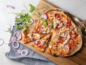 Pizza tonno e cipolla