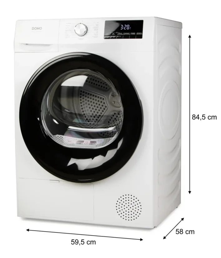 Sušička prádla s tepelným čerpadlem 8 kg - DOMO DO95502TD