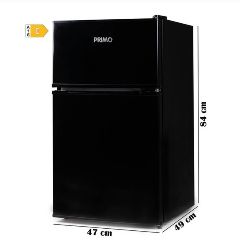 Chladnička s mrazničkou hore - čierna - Primo PR157FR