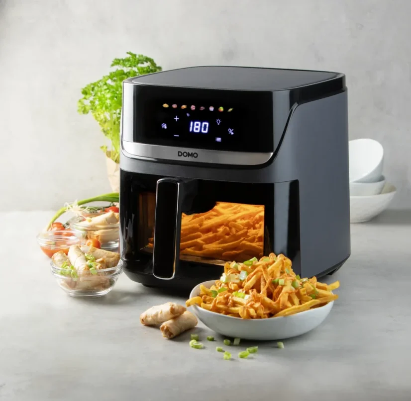 Horkovzdušná fritéza DuoGrill 8 l - digitální - DOMO DO551FR