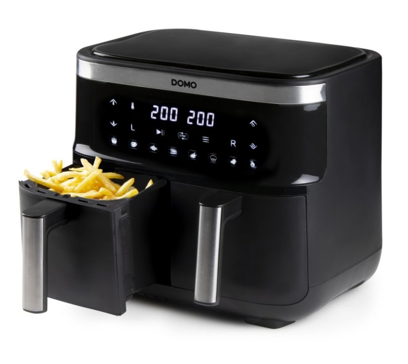 Dvojitá teplovzdušná fritéza - digitální - DOMO DO537FR