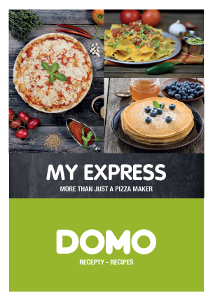 Recepty pro domácí pec na pizzu - obal knihy