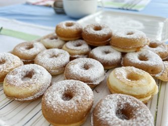 Donutky z donutkovača (sendvičovače, vaflovače)