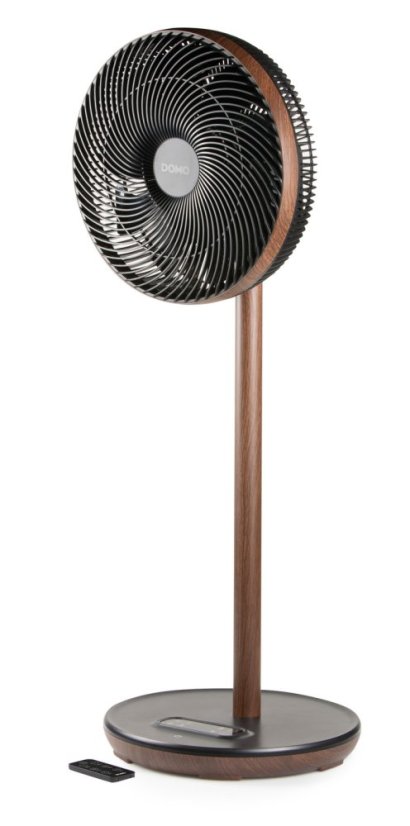 Stojanový ventilátor s 3D osciláciou - Wood Style - DOMO DO8155
