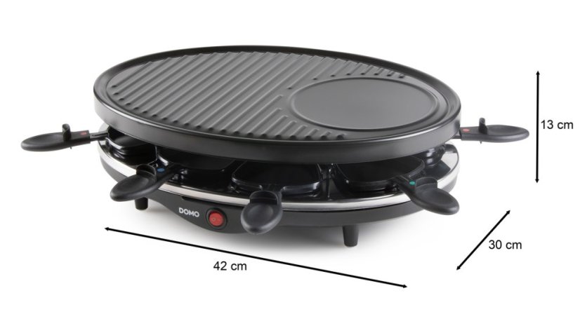 Raclette gril pre 8 osôb - DOMO DO9038G
