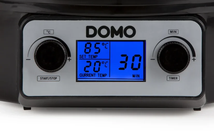 Zavařovací hrnec s LCD - 2 otvory - nerez kohout - DOMO DO42329PC