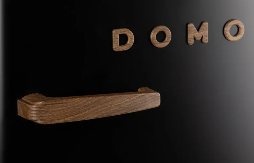 Retro lednice bez mrazáku - 122 l - matná černá - DOMO DO91712R