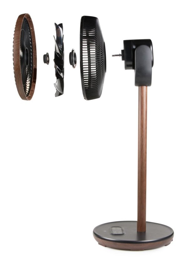 Stojanový ventilátor s 3D osciláciou - Wood Style - DOMO DO8155