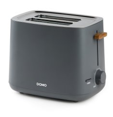 Topinkovač na 2 topinky - šedý - WOOD YOU - DOMO DO965T