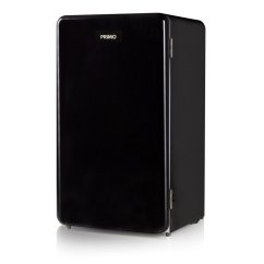 Retro lednice s mrazící přihrádkou - černá - PRIMO PR151RKZ