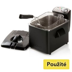 Fritéza nerezová černá - Outlet - DOMO DO1014FR-BF/B