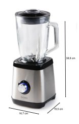 Stolný mixér so sklenenou nádobou - 1000 W - DOMO DO1133BL