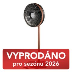 Stojanový ventilátor s 3D oscilací - Wood Style - DOMO DO8155