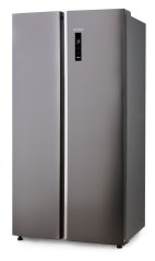 Dvoudveřová lednice s mrazákem - stříbrná - DOMO DO99506M