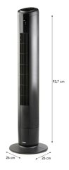 Stĺpový ventilátor s diaľkovým ovládaním - DOMO DO8152