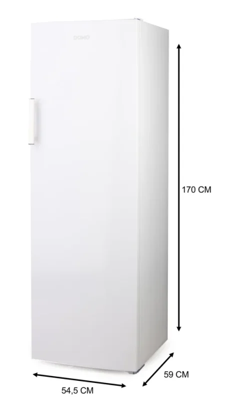 Šuplíkový mrazák - 204 litrů - bílý - DOMO DO91206F