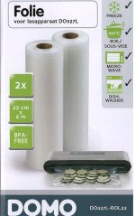 Fólie do vakuovačky 22 cm, dĺžka 6 m, 2 role - DO327L-ROL22