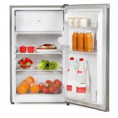Lednice s mrazákem uvnitř - šedá - PRIMO PR175FR