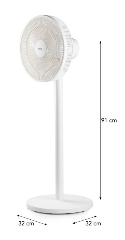 Stojanový ventilátor 2v1 - bílý - DOMO DO8156