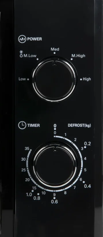 Mikrovlnná rúra - čierna - 20 L - 800 W - DOMO DO2520