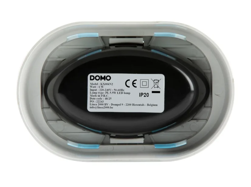 Lapač hmyzu UV LED lampa - elektrický - DOMO KX006N2