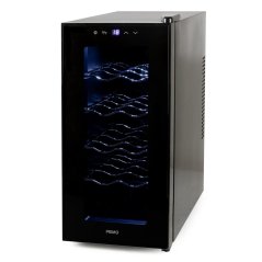Domáca vinotéka na 10 fliaš - čierna - PRIMO PR170WK