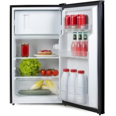 Lednice s mrazákem uvnitř - černá - PRIMO PR145FR