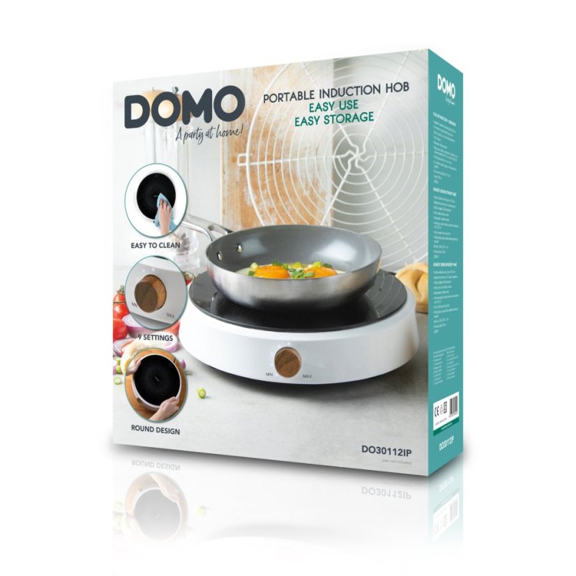 Indukčný jednoplatničkový varič - okrúhly - DOMO DO30112IP