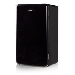 Retro lednice s mrazící přihrádkou - černá - PRIMO PR151RKZ