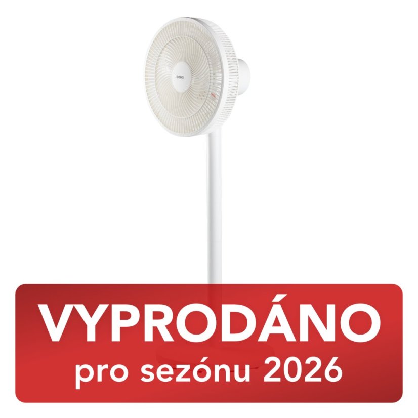 Stojanový ventilátor 2v1 - bílý - DOMO DO8156