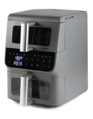 Vertikálna dvojitá teplovzdušná fritéza 3,5+6,5 l - DOMO DO550FR
