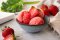 Jahodovo-rebarborový sorbet podle Adély ala Operace ZMRZKA