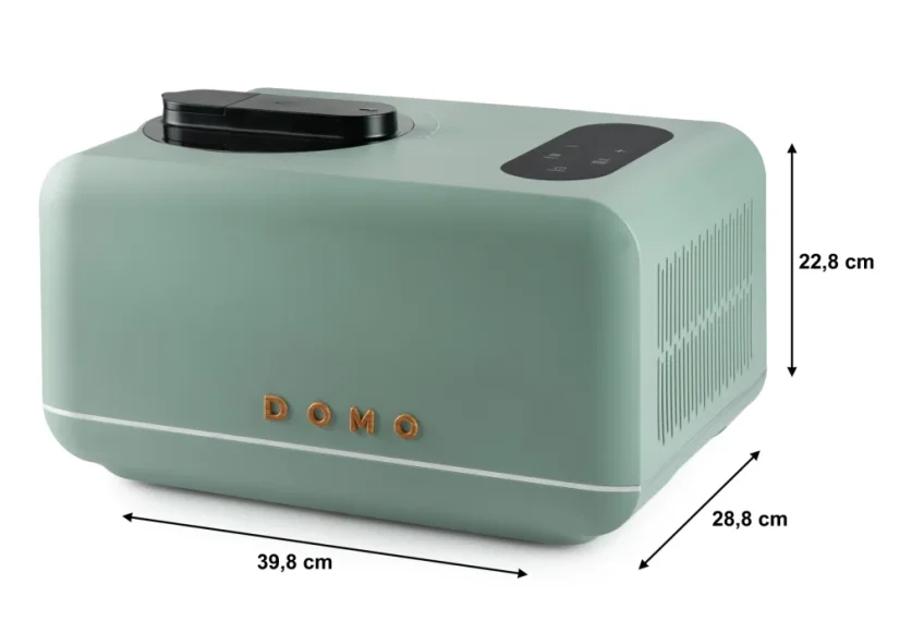 Zmrzlinovač s kompresorem - zelený - WOOD YOU - DOMO DO9307I