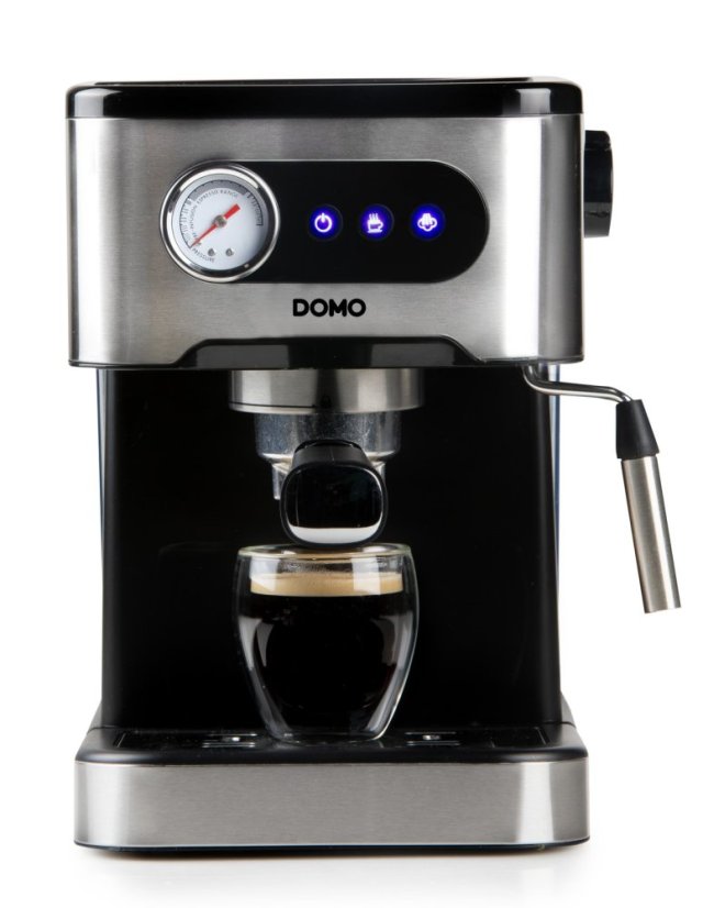 Espresso kávovar pákový - čierny - DOMO DO1138K