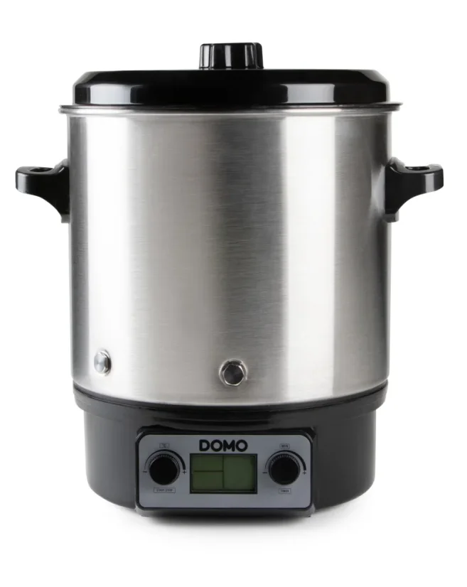 Zavařovací hrnec s LCD - 2 otvory - nerez kohout - DOMO DO42329PC