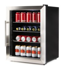 Barová lednice s skleněnými dveřimi - 60 l  - DOMO DO91609BK