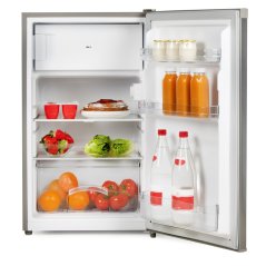 Lednice s mrazákem uvnitř - šedá - PRIMO PR175FR