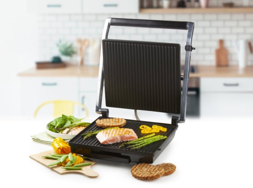 Kontaktní elektrický gril panini - DOMO DO9135G