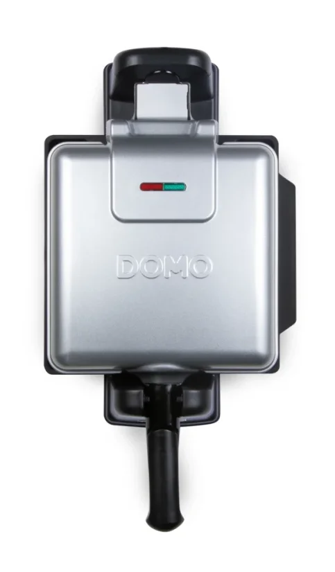 Vaflovač rotační ruční 4x7 - stříbrný - DOMO DO9272W