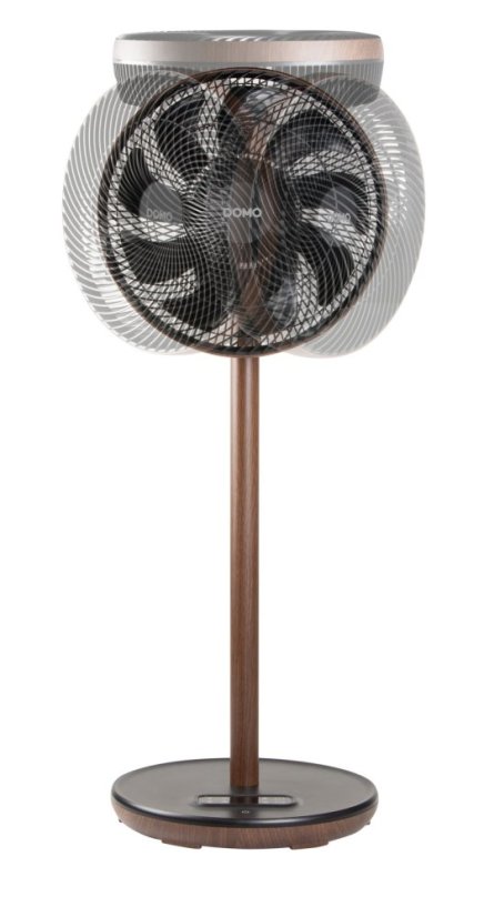 Stojanový ventilátor s 3D osciláciou - Wood Style - DOMO DO8155